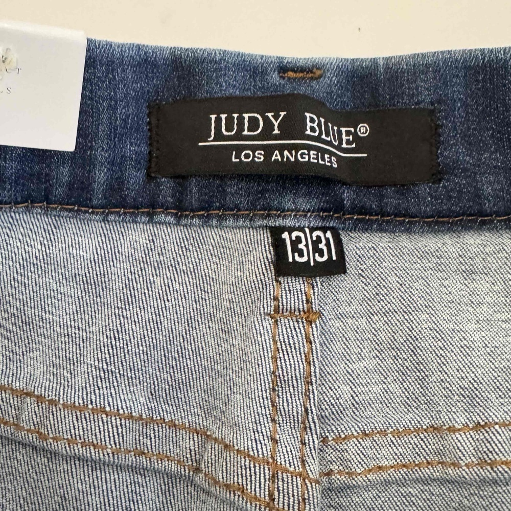 NEW Judy Blue Blue Boyfriend High Waist Cuffed Hem‎ Jeans Size 13/31 - Picture 6 of 10